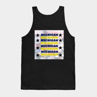 umich x 4 Tank Top